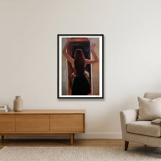 temptress — A1 (59×84cm, 23×33") Black Frame