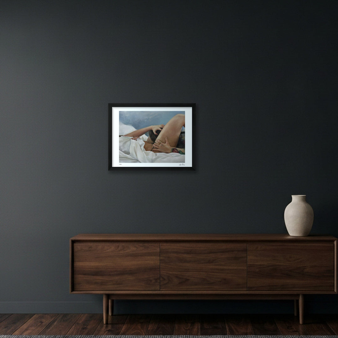 Lunch — 40×30cm, 16×12" Black Frame