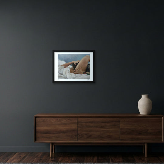 Lunch — 40×30cm, 16×12" Black Frame