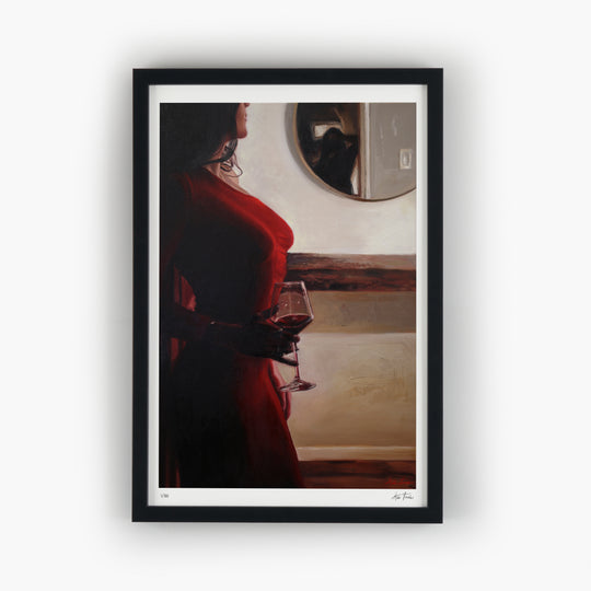 woman in the mirror