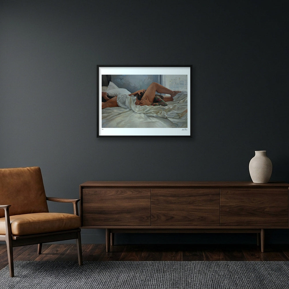 Lunch 2.0 — 80×60cm, 31×24" Black Frame