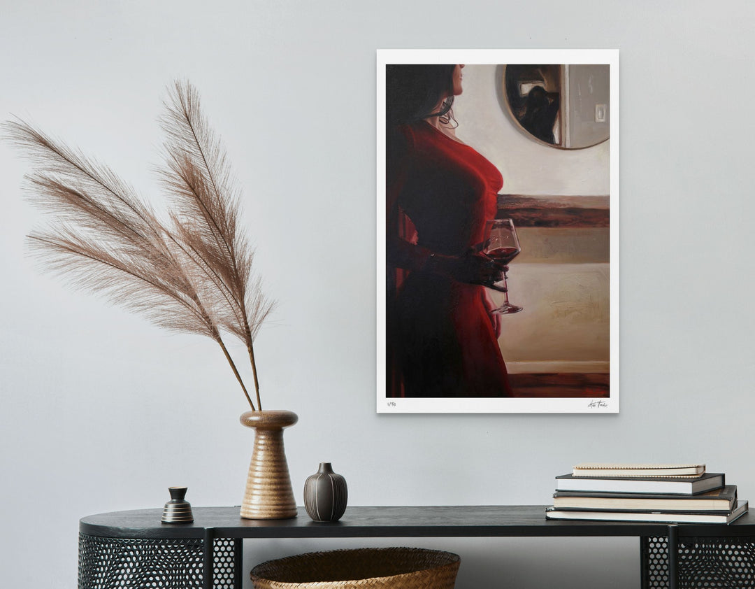 woman in the mirror