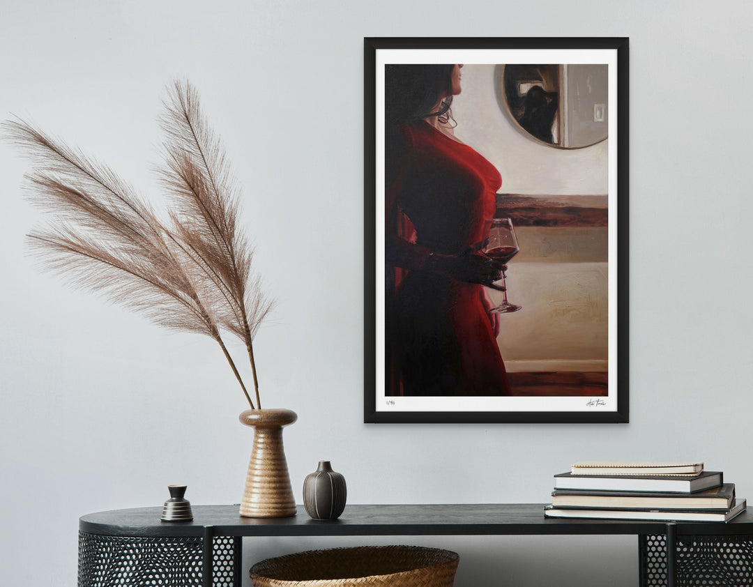 woman in the mirror