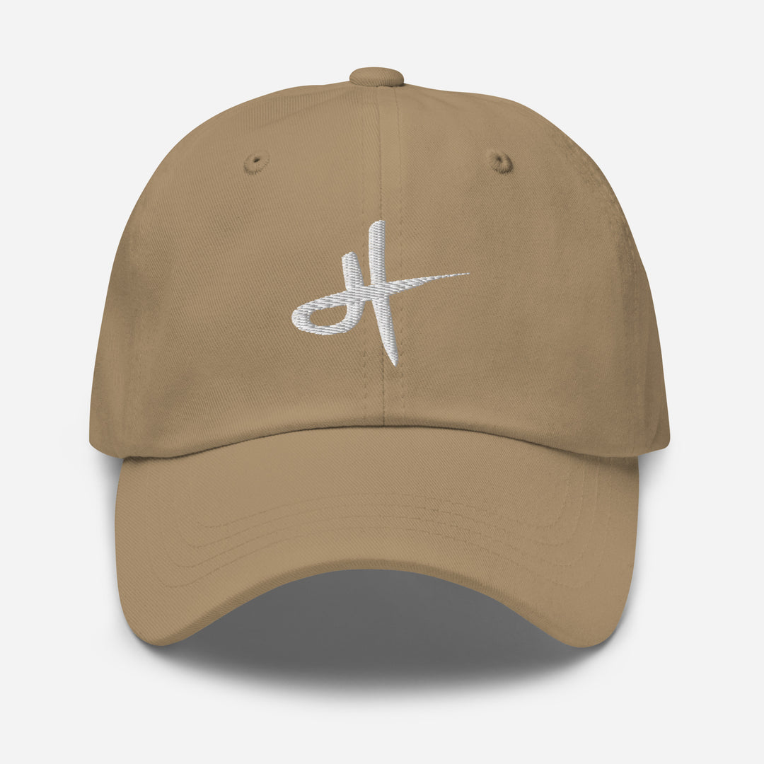 HT embroidered hat - white thread