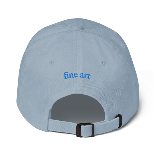 HT embroidered hat - blue thread
