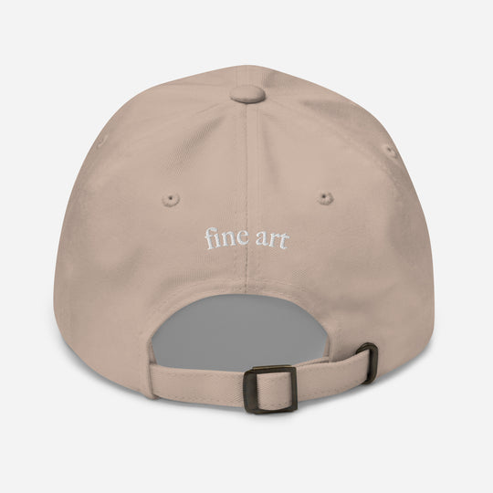 HT embroidered hat - white thread