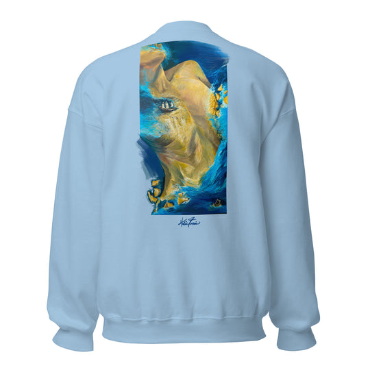 gold rush embroidered sweatshirt