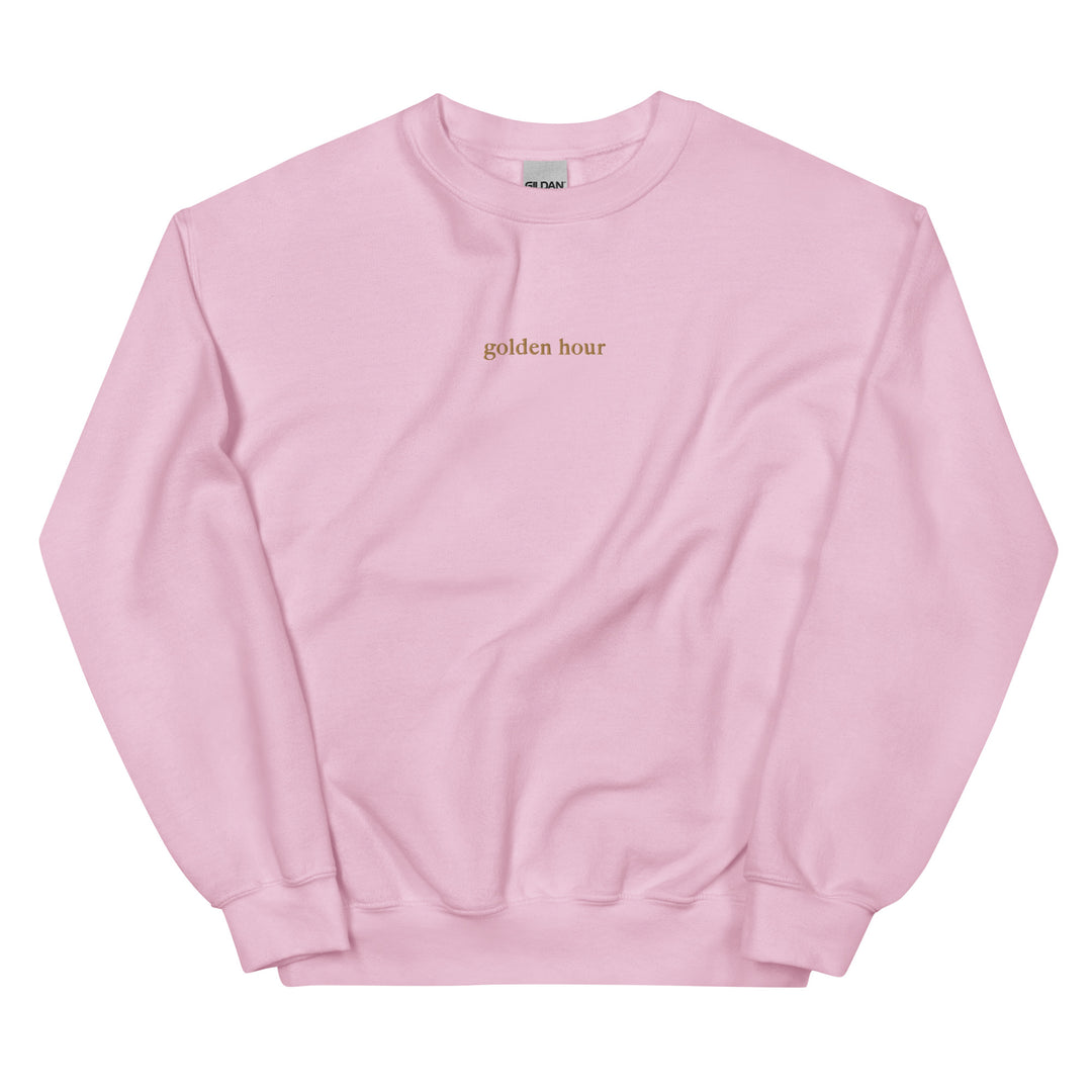 golden hour embroidered sweatshirt