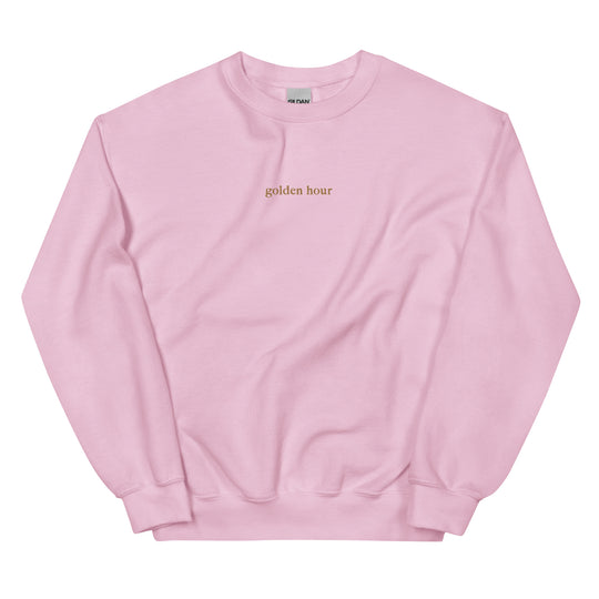 golden hour embroidered sweatshirt