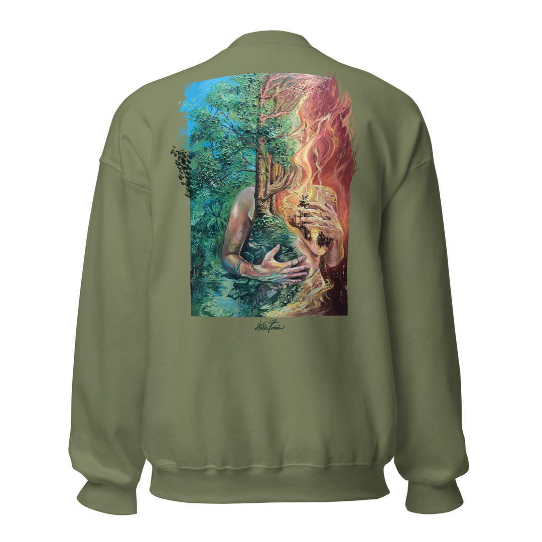 gaia embroidered sweatshirt