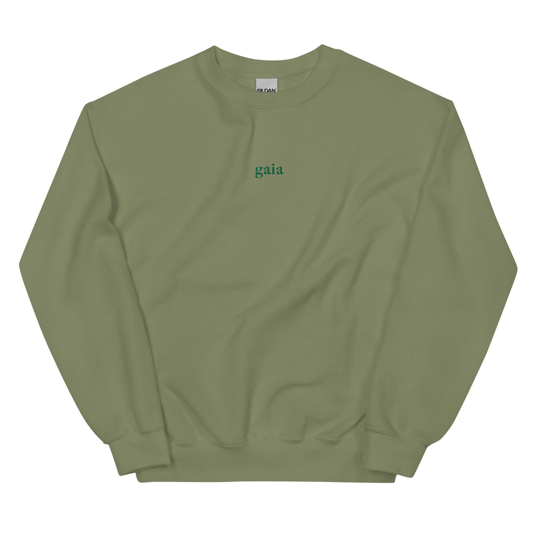 gaia embroidered sweatshirt