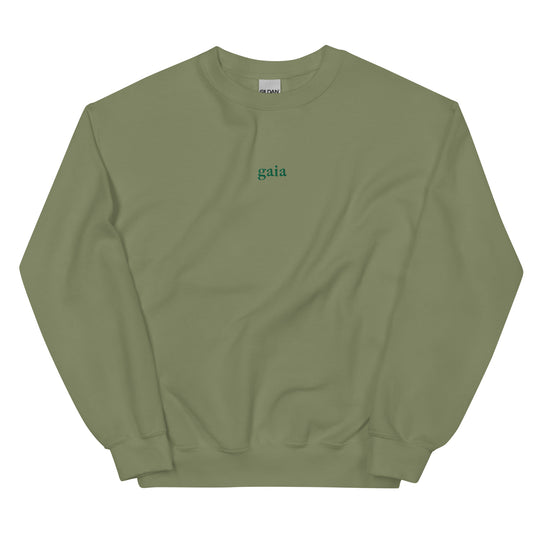 gaia embroidered sweatshirt