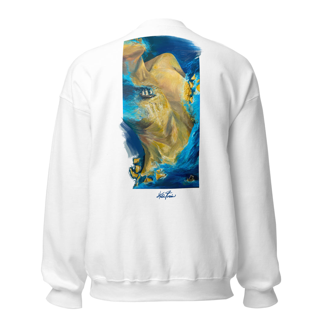 gold rush embroidered sweatshirt