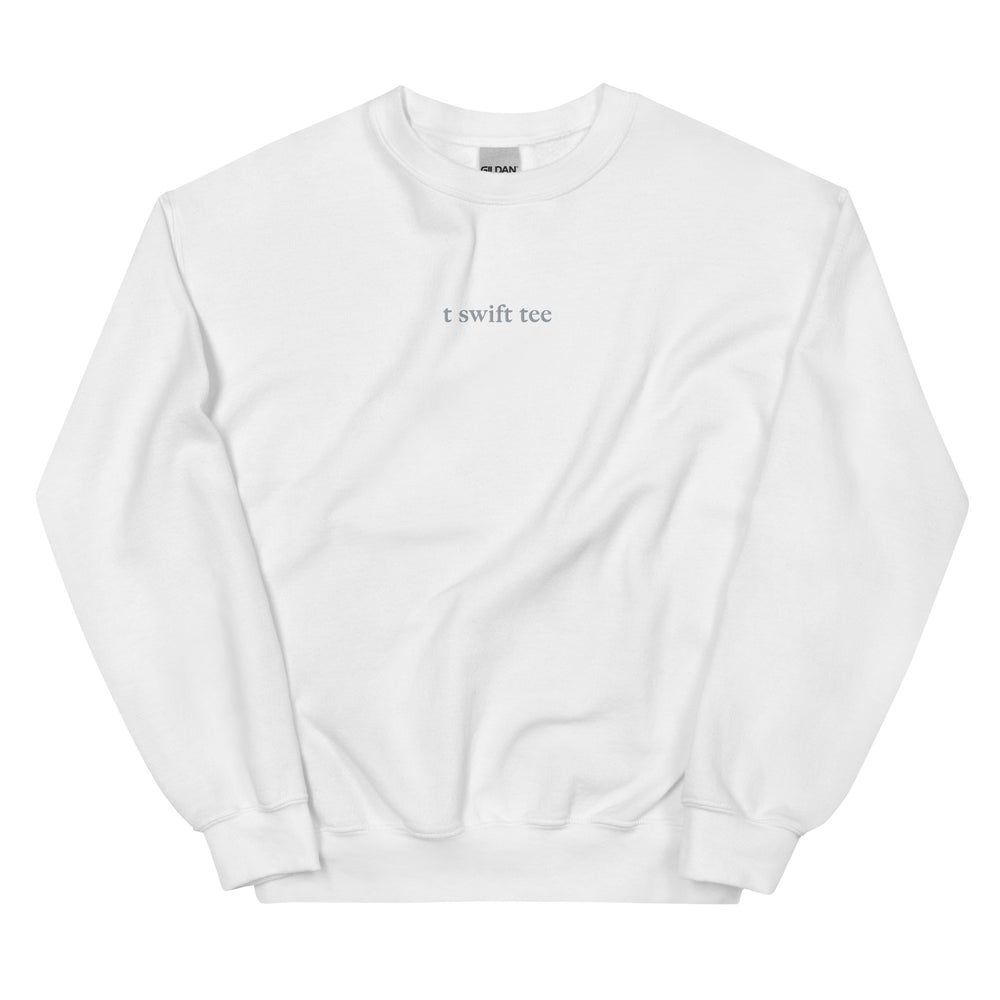 t swift tee embroidered sweatshirt