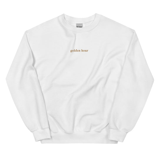 golden hour embroidered sweatshirt