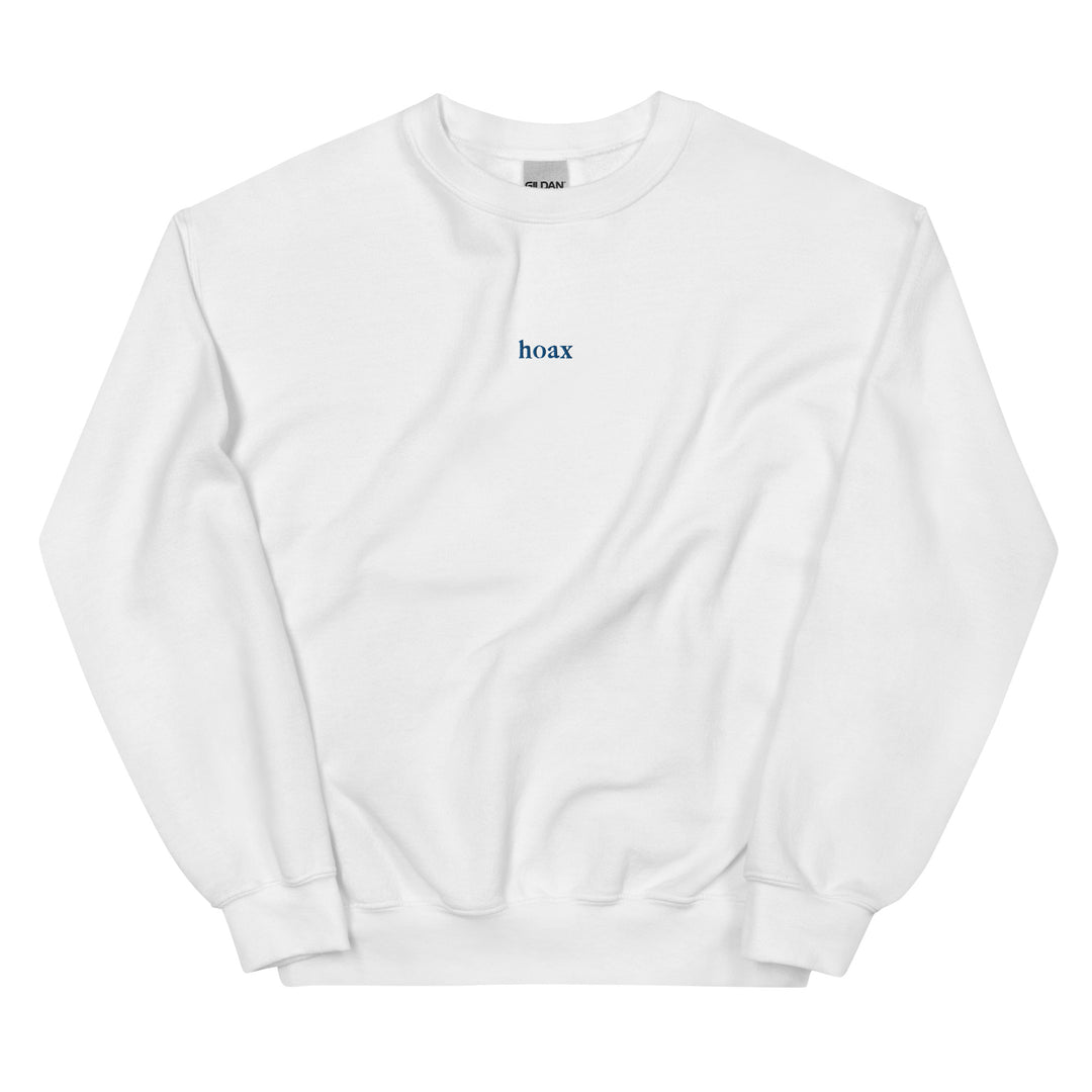 hoax embroidered sweatshirt