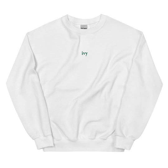 ivy embroidered sweatshirt