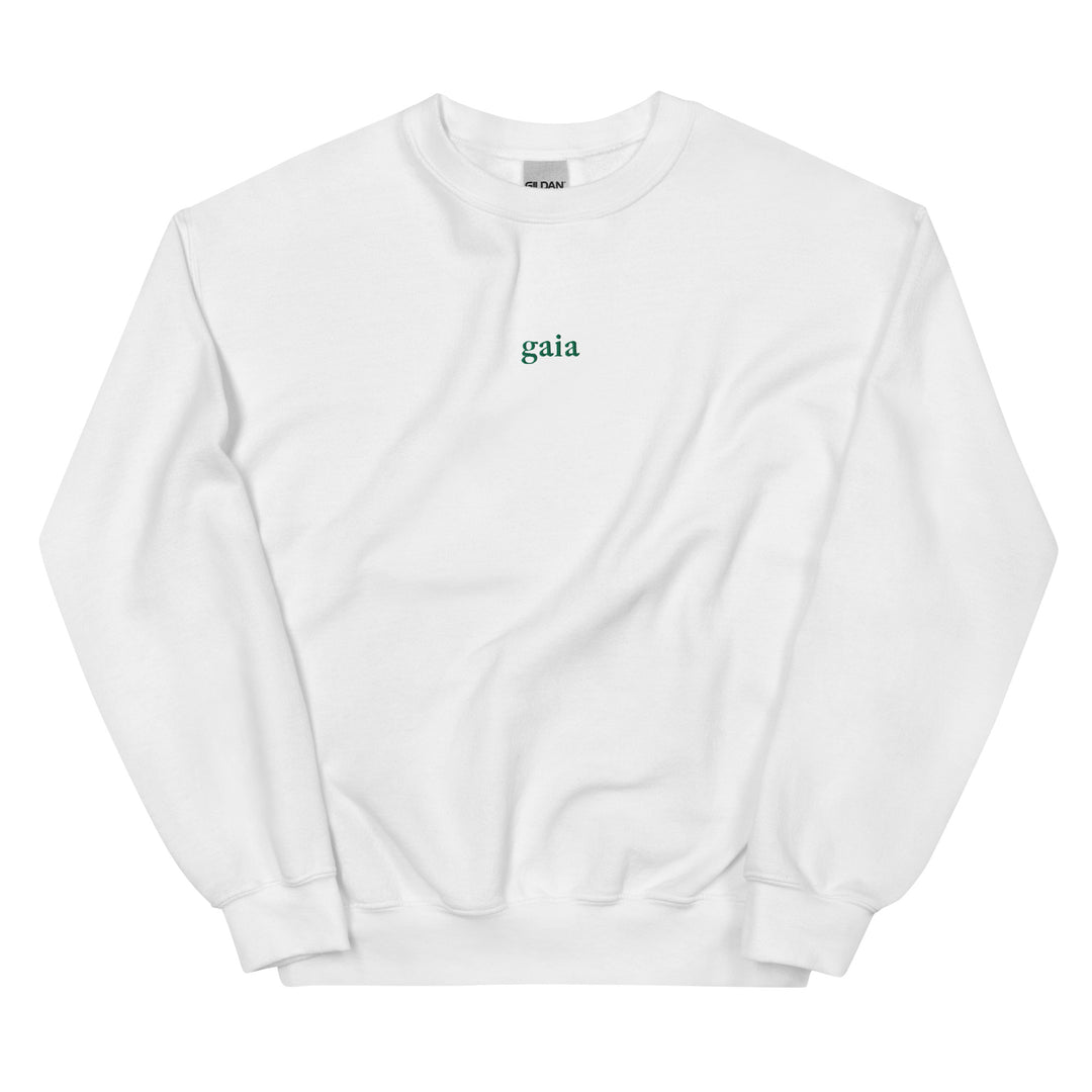 gaia embroidered sweatshirt