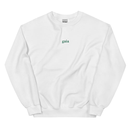gaia embroidered sweatshirt