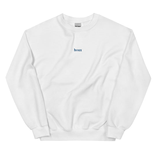 hoax embroidered sweatshirt