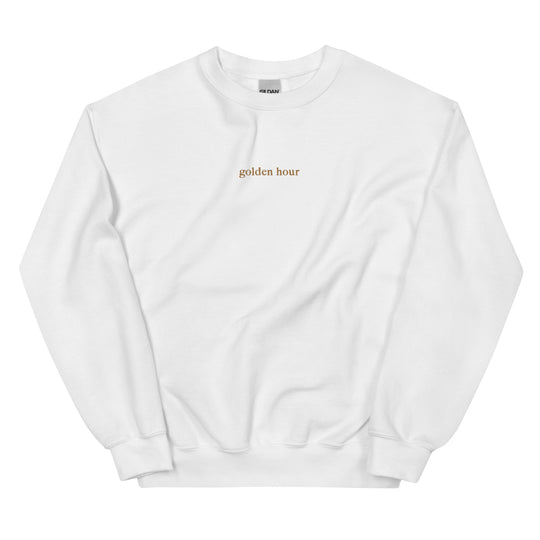 golden hour embroidered sweatshirt
